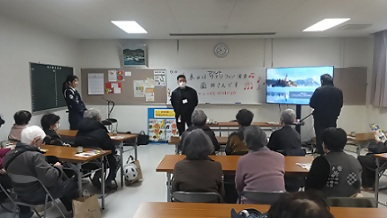 写真：熱田警察署による特殊詐欺の講話