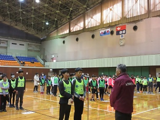 写真：選手宣誓