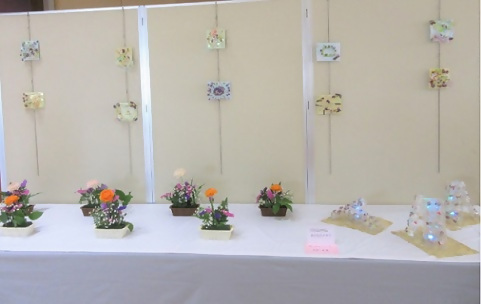 写真：かわいい生け花たち