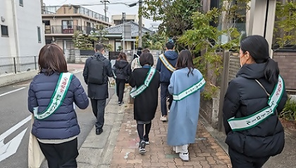 写真：PTA一斉パトロール