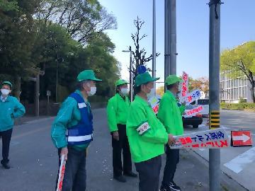 写真：一斉大監視の様子