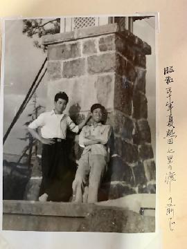 七里の渡しの「常夜灯」での写真