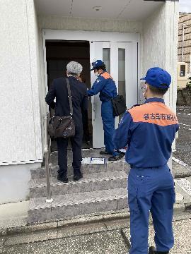 写真：訪問時の様子