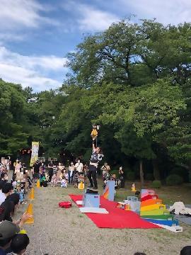 写真：伝統芸能猿まわし公演