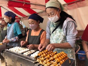 写真：みたらし団子のブース