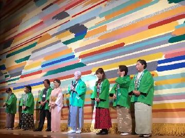 写真：芸能連盟合同による「葵・尾張からの雄叫び」の舞台挨拶