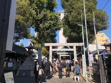 写真：金山神社での「ふいご祭り」の様子