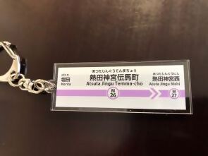 写真：キーホルダー（表）