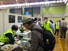 写真：作品展示会場入口の様子