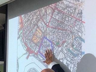 写真：東浜御殿付近の古地図