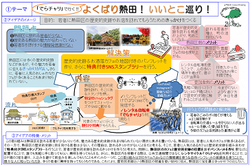 写真：提言資料「「でらチャリ」で行く！よくばり熱田！いいとこ巡り！」