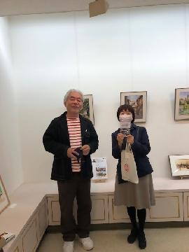 写真：山田さんと熱田区長