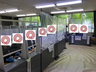 投票所内の写真