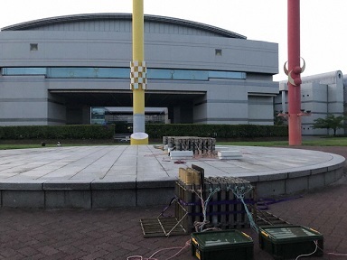 写真：花火の仕掛け