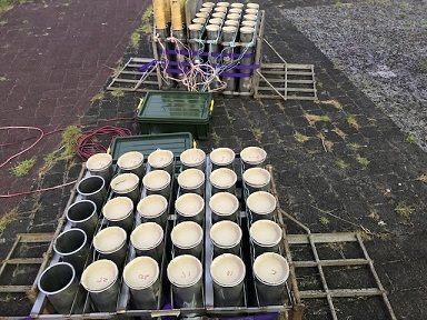 写真：花火の仕掛け2