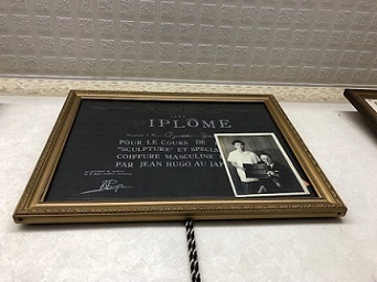 写真：理容師の世界コンテストの記念