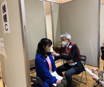 ワクチン接種の写真