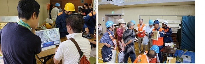 昨年の防災訓練の様子の写真2