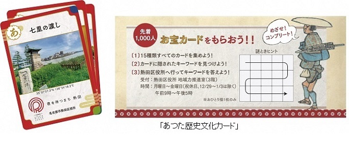 写真：あつた歴史文化カード
