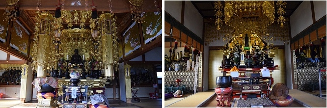 写真：聖徳寺の様子　円福寺の様子