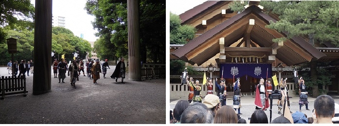 写真：再現劇の様子