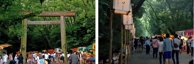 写真：屋台の様子