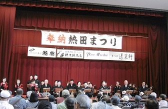 写真：奉納芸能（どどいつ）