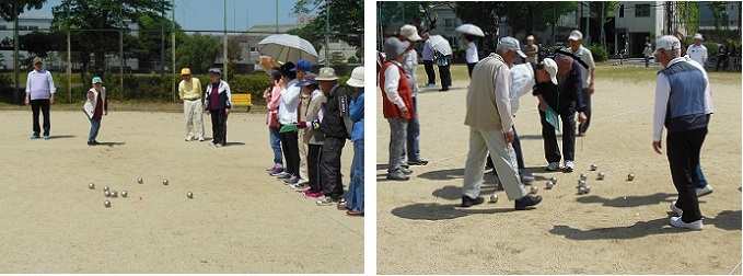 写真：熱戦の様子