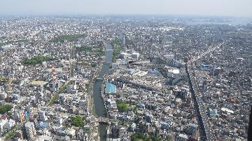 写真：熱田区の風景（空撮）