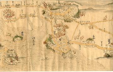 写真：東海道道中図（熱田歴史資料室蔵）