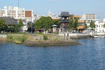 現在の七里の渡し跡（宮宿）の写真