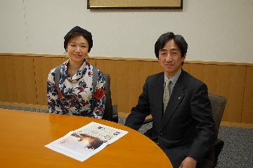 宮木区長と古池鱗林さんの顔写真