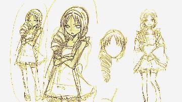 写真：莱（あかざ）まひつのラフスケッチ