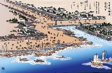 尾張名所図会「七里渡船着　寝覚里」（名古屋都市センター提供）の写真