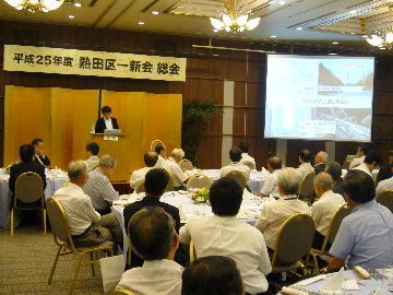 江口　忍　氏による講演風景の写真