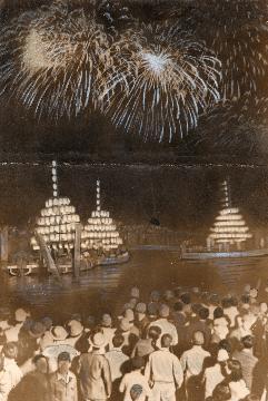 昭和24年の熱田まつりの写真