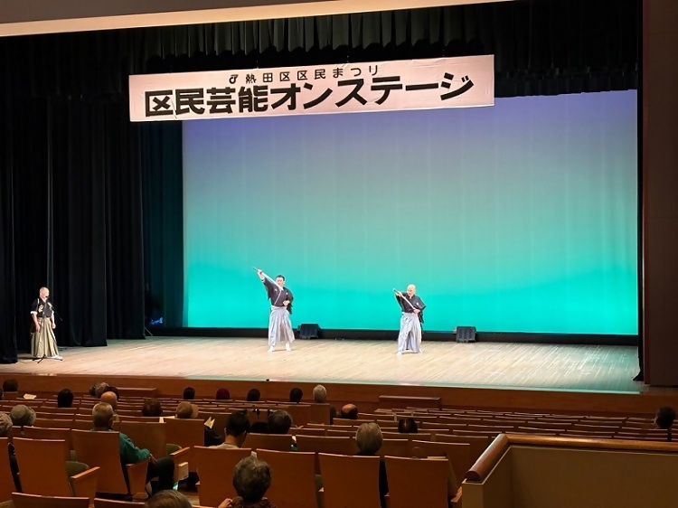写真：居合の演武