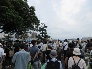 写真:集合の様子