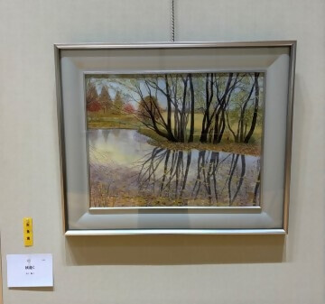 写真:日本画の部 市長賞作品