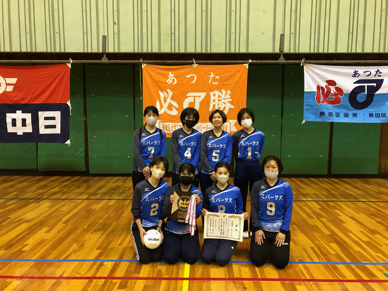 準優勝チーム集合写真