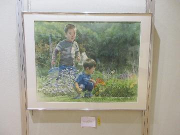 写真:洋画の部 市長賞作品