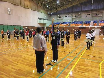 写真：選手宣誓の様子