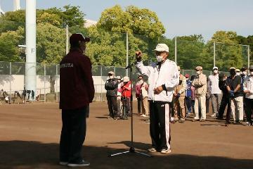 写真：選手宣誓の様子