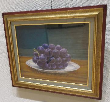 写真：日本画部門市長賞、小島さんの作品