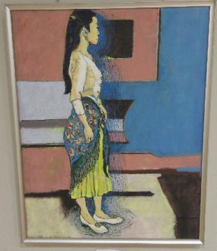 写真：洋画部門市長賞、兼松さんの作品