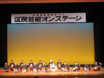 写真：都々逸の様子