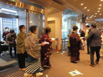 写真：会場受付の様子