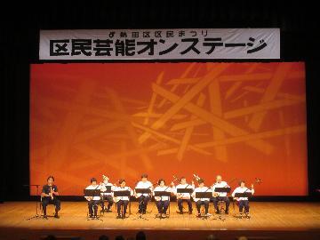 写真：日本民謡の様子