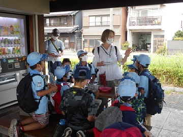 写真：環境学習の様子