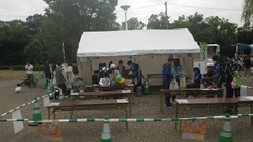 写真：スタンプラリーゴール